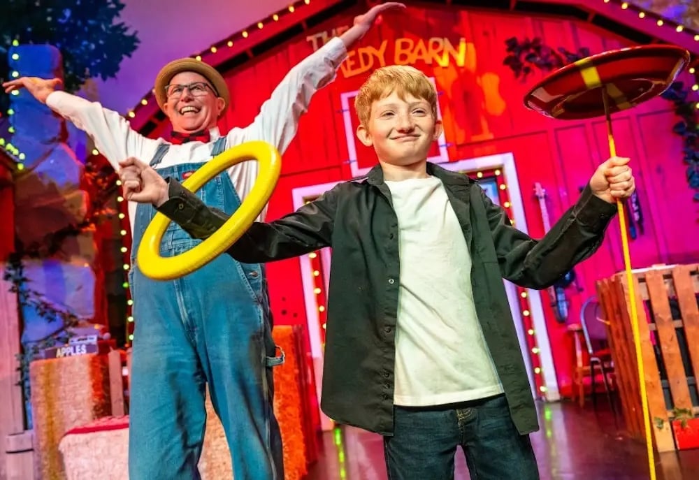 Kid participation Comedy Barn